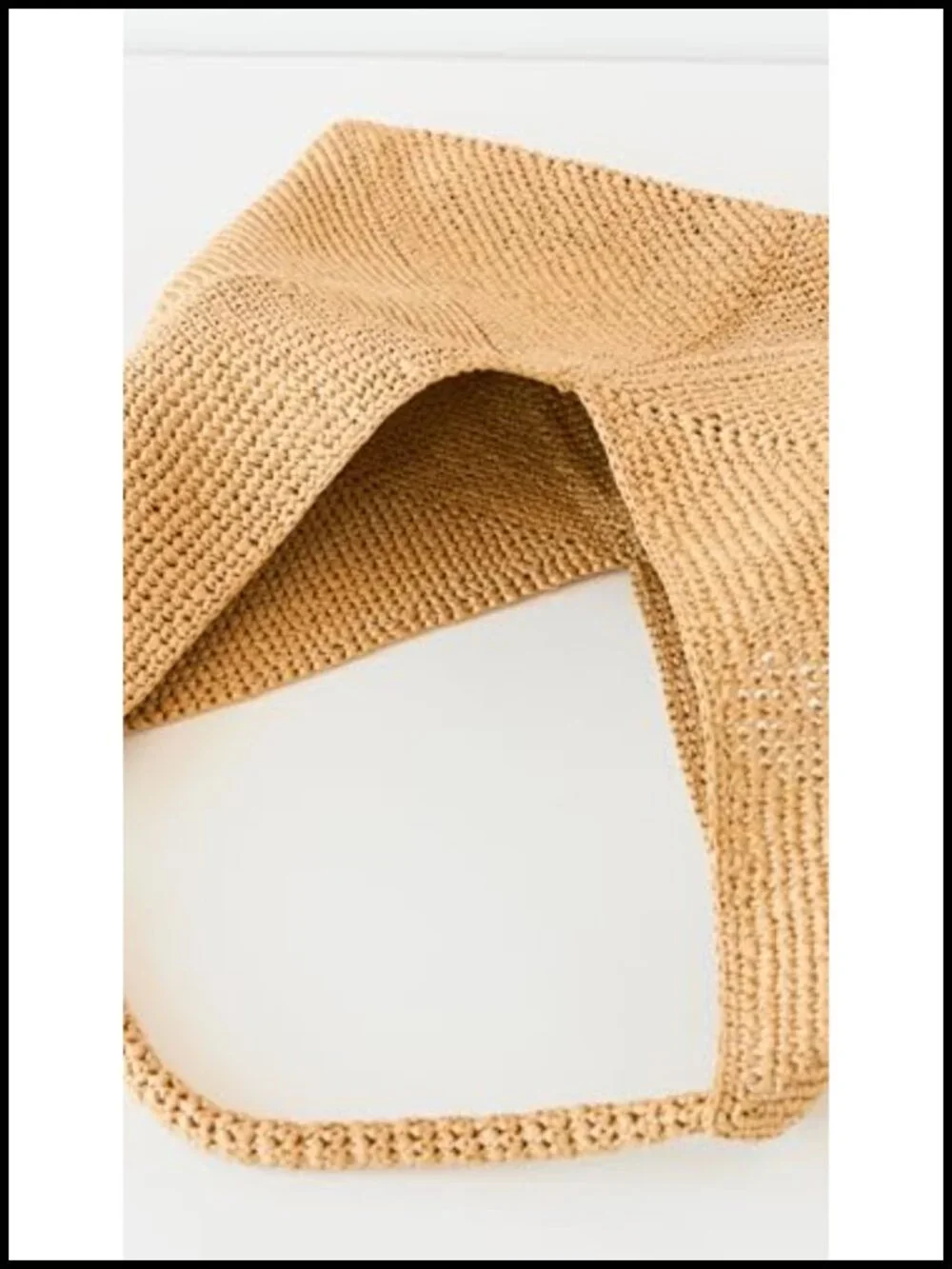 Woven Tubular Handle Hobo Bag - Solid Shoulder Bag